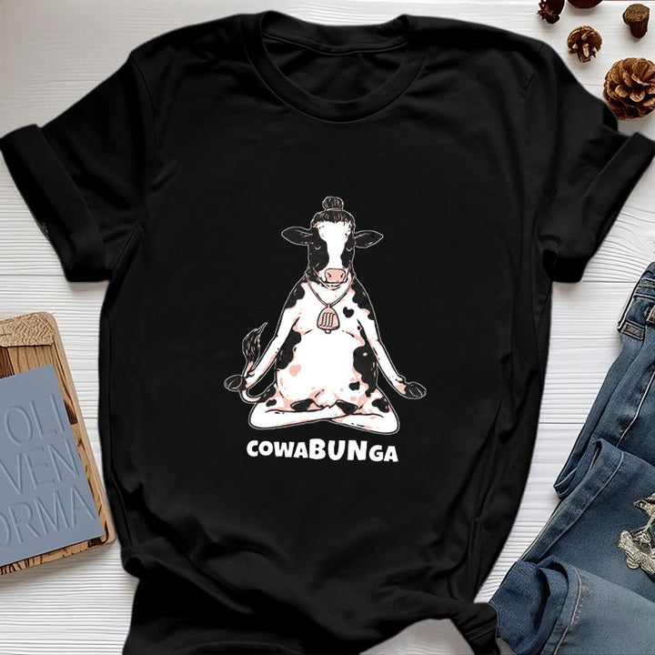 Olivenorma "Cowabunga" Yoga Cow di Olivenorma - Nero - 2XL - image 0