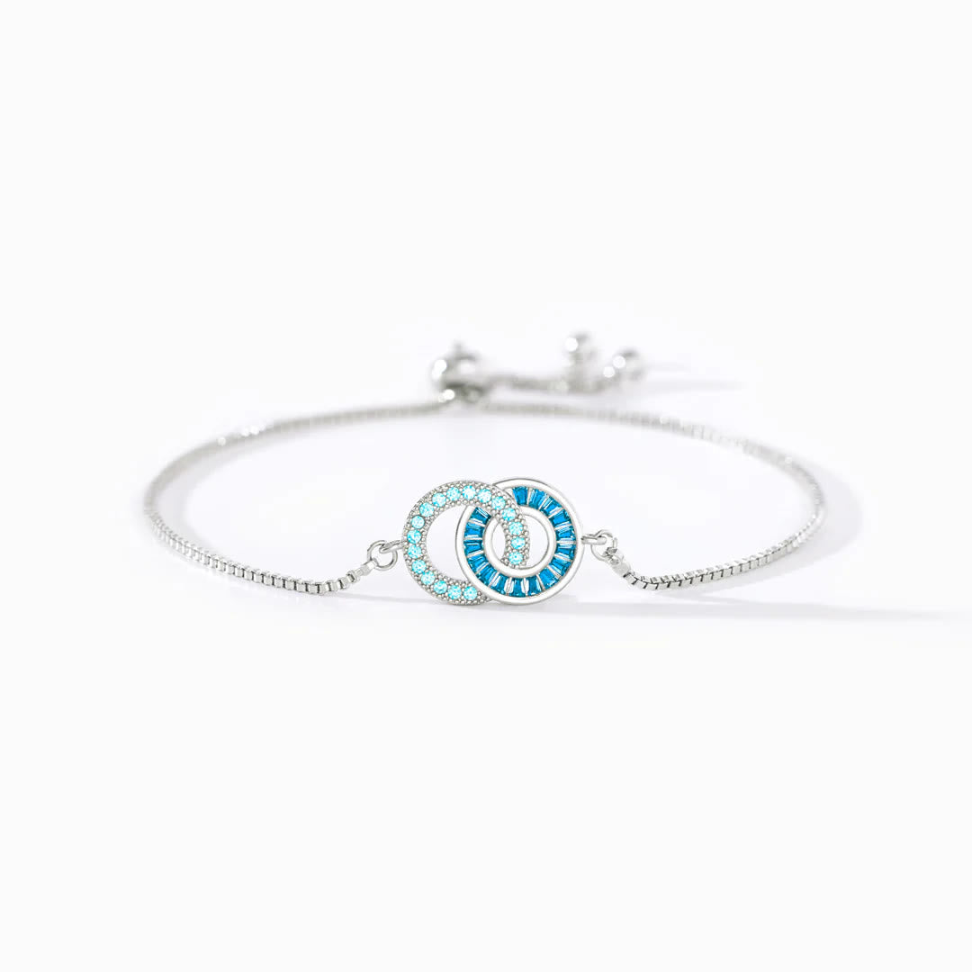 Bracciale Olivenorma con cerchi collegati madre e figlia
