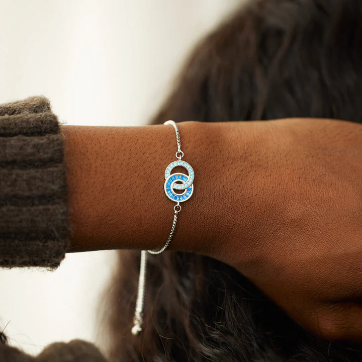 Bracciale Olivenorma con cerchi collegati madre e figlia