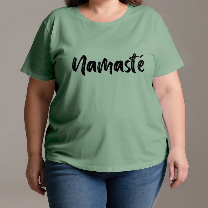 T-shirt unisex per pilates Olivenorma Namaste Yoga - image 2