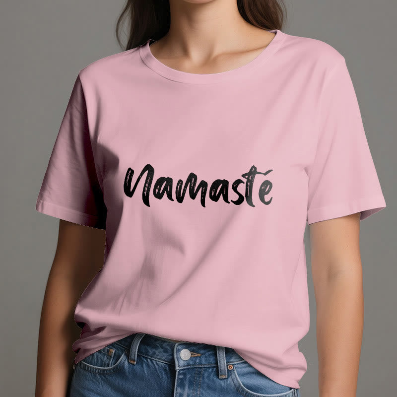 T-shirt unisex per pilates Olivenorma Namaste Yoga - image 15