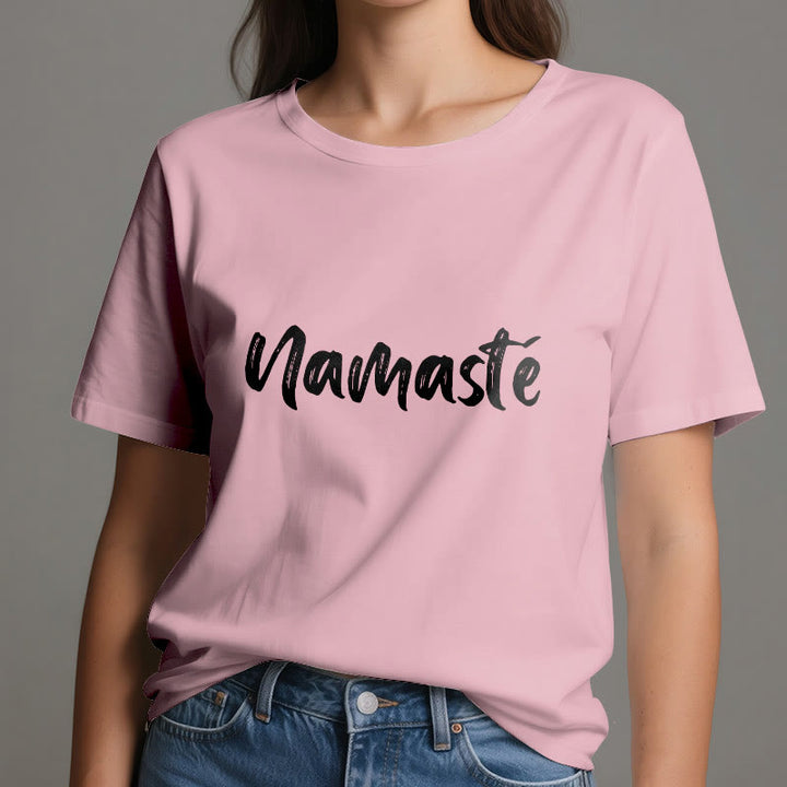T-shirt unisex per pilates Olivenorma Namaste Yoga - image 15