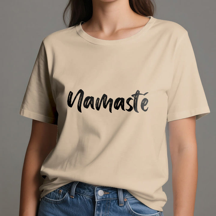 T-shirt unisex per pilates Olivenorma Namaste Yoga - image 11