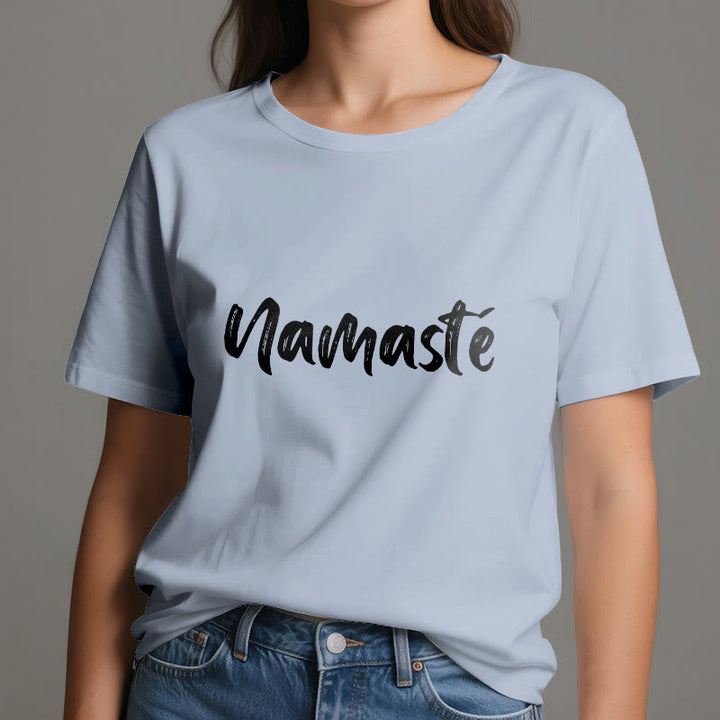 T-shirt unisex per pilates Olivenorma Namaste Yoga