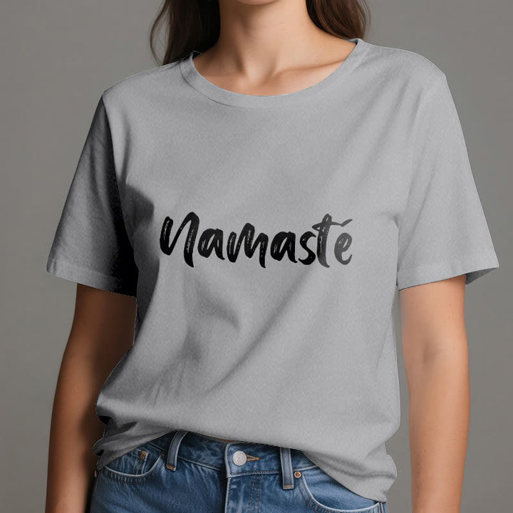 T-shirt unisex per pilates Olivenorma Namaste Yoga
