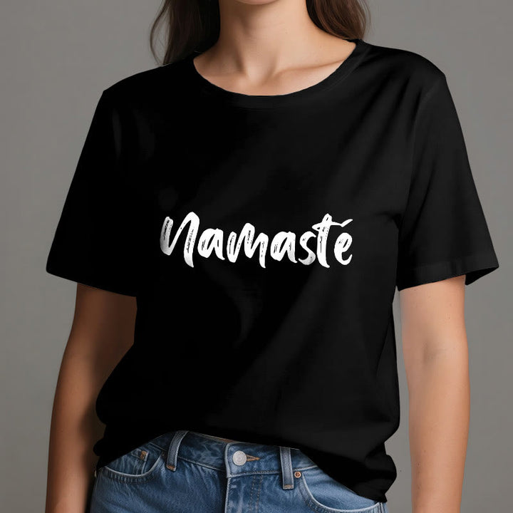 T-shirt unisex per pilates Olivenorma Namaste Yoga