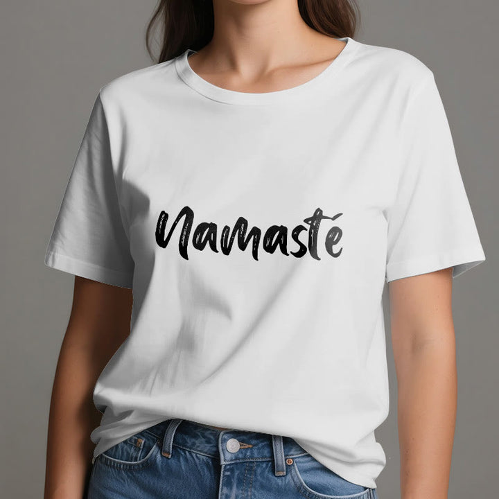 T-shirt unisex per pilates Olivenorma Namaste Yoga - image 5