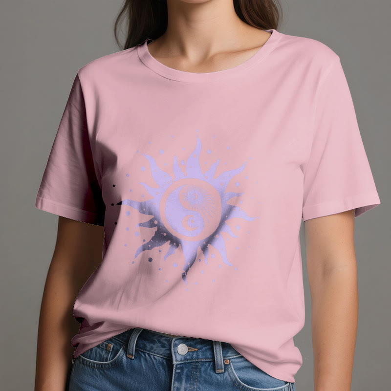 Maglietta Olivenorma Yin Yang Luna Sole in cotone comfort - image 12
