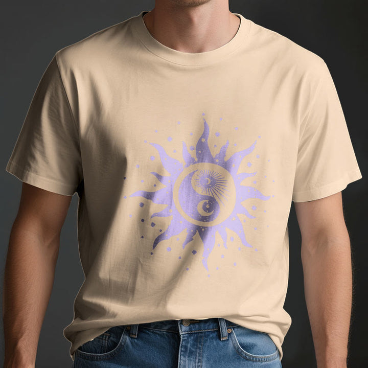 Maglietta Olivenorma Yin Yang Luna Sole in cotone comfort - image 3