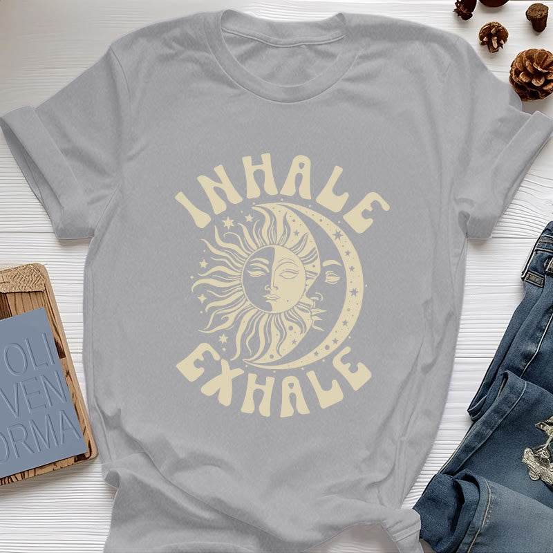Olivenorma spirituale "INHALE EXHALE" di Olivenorma, Sole e Luna - Grigio - 2XL - image 0