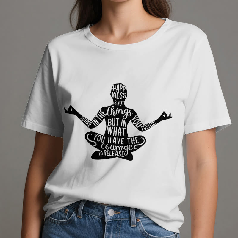 Maglietta da meditazione Olivenorma in cotone, maglietta spirituale per yoga - image 6