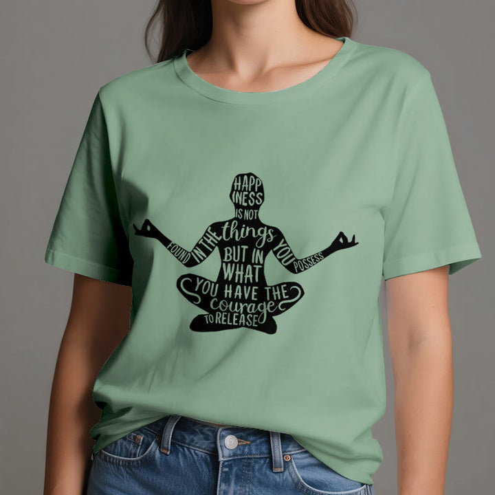 Maglietta da meditazione Olivenorma in cotone, maglietta spirituale per yoga - image 18