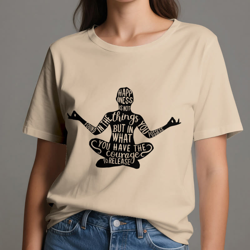 Maglietta da meditazione Olivenorma in cotone, maglietta spirituale per yoga - image 12