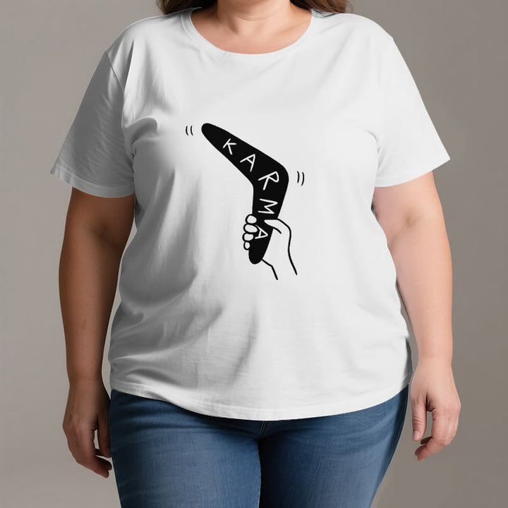 Olivenorma "KARMA" Maglietta divertente per yoga, allenamento e fitness - image 2