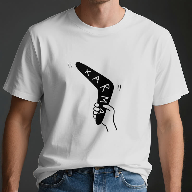 Olivenorma "KARMA" Maglietta divertente per yoga, allenamento e fitness - image 3