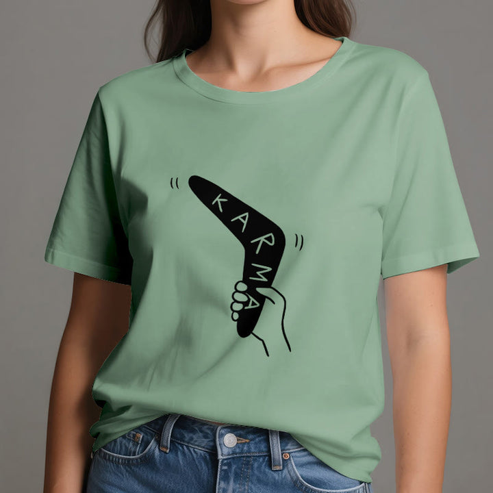 Olivenorma "KARMA" Maglietta divertente per yoga, allenamento e fitness - image 18