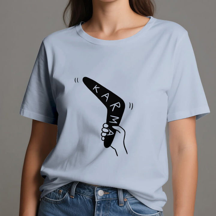 Olivenorma "KARMA" Maglietta divertente per yoga, allenamento e fitness - image 12