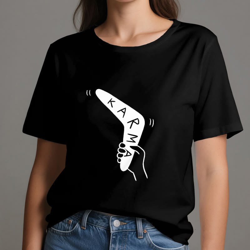 Olivenorma "KARMA" Maglietta divertente per yoga, allenamento e fitness - image 6