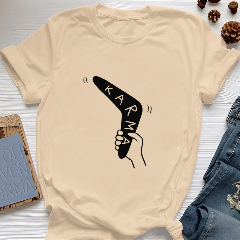 Olivenorma "KARMA" Maglietta divertente per yoga, allenamento e fitness - Giallo - 2XL - image 9