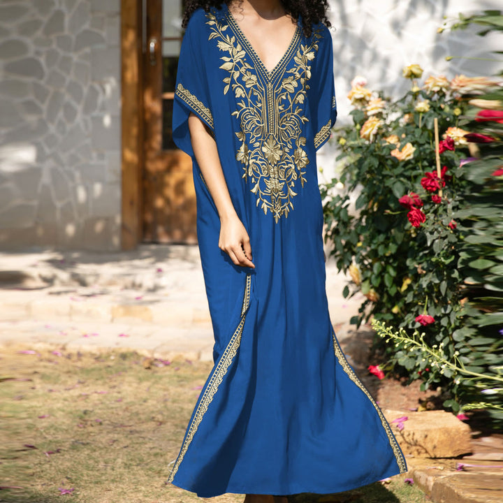 Abito da spiaggia Olivenorma con camicetta ricamata e abito da vacanza in caftano - image 12