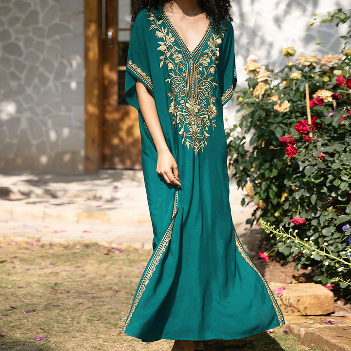 Abito da spiaggia Olivenorma con camicetta ricamata e abito da vacanza in caftano - image 17