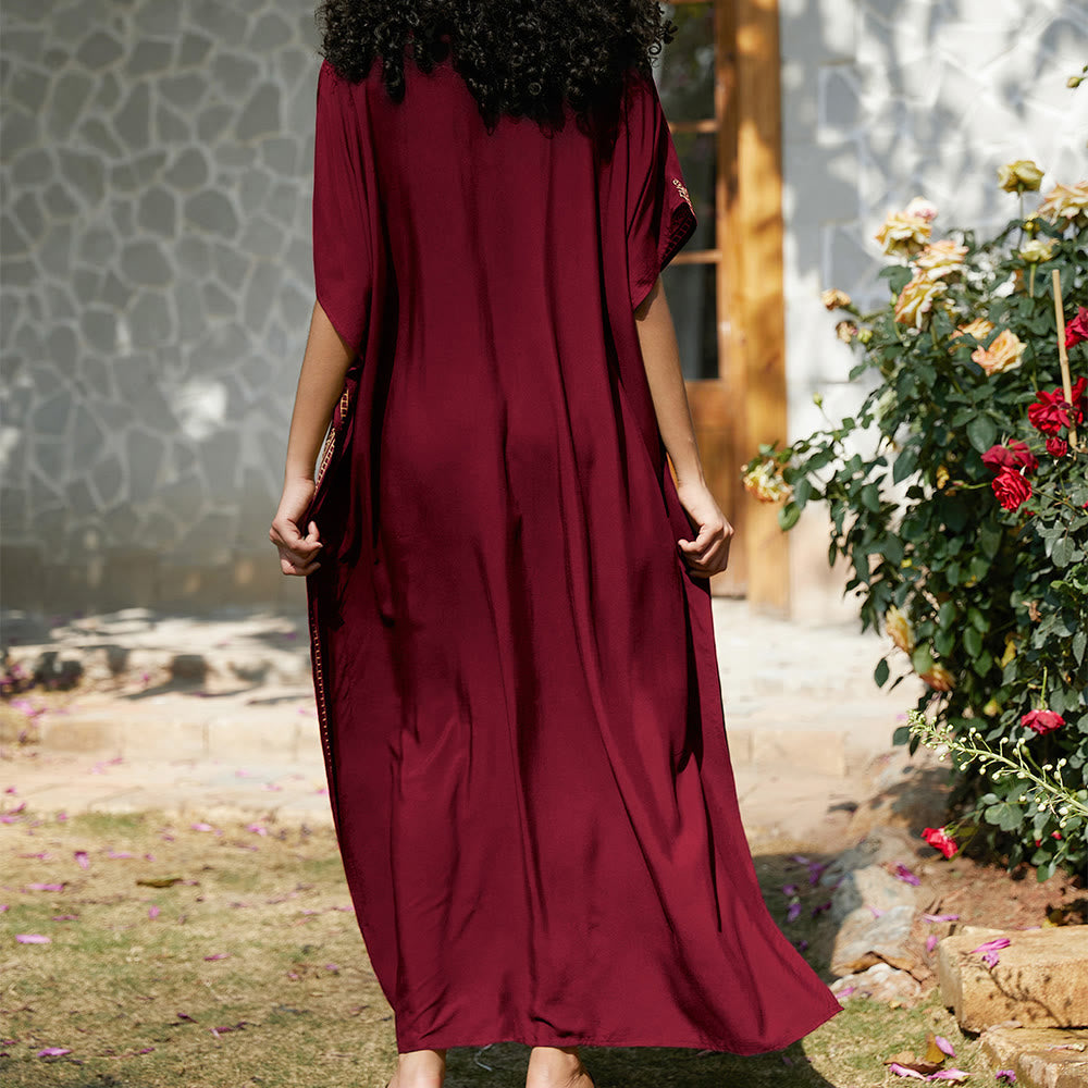 Abito da spiaggia Olivenorma con camicetta ricamata e abito da vacanza in caftano - image 35