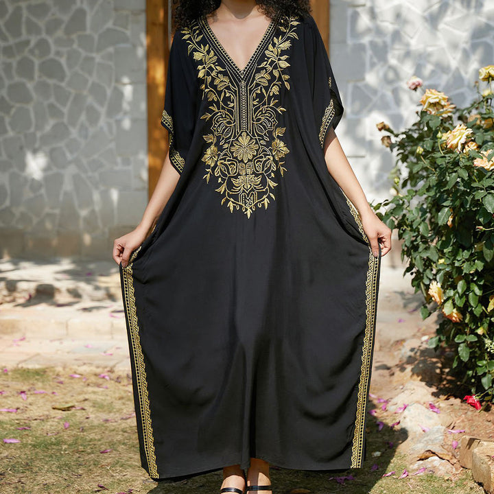 Abito da spiaggia Olivenorma con camicetta ricamata e abito da vacanza in caftano - image 8