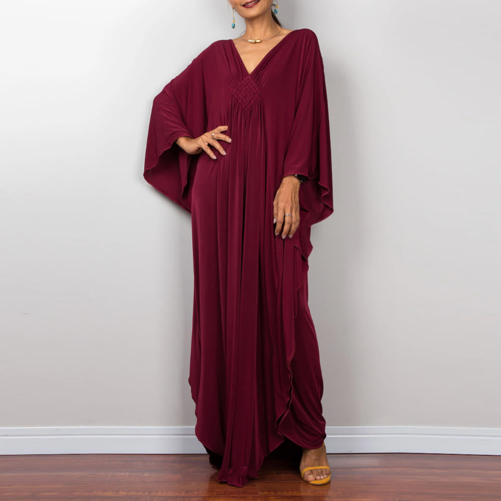 Abito caftano in tessuto con protezione solare da spiaggia Olivenorma - image 29