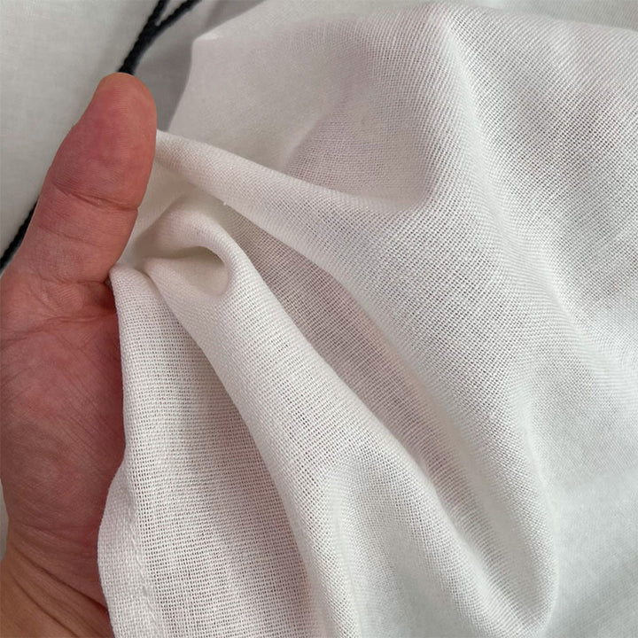 Camicia da donna Olivenorma con maniche a lanterna e ricamo geometrico totem