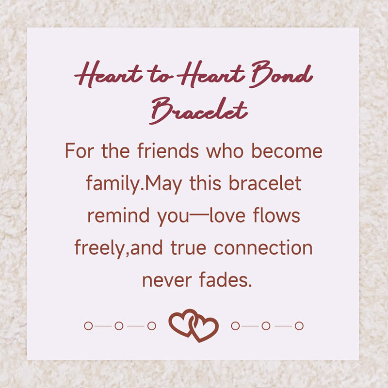 Bracciale Olivenorma "Heart to Heart Bond" con tormalina e perle