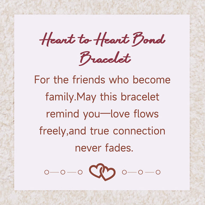 Bracciale Olivenorma "Heart to Heart Bond" con tormalina e perle