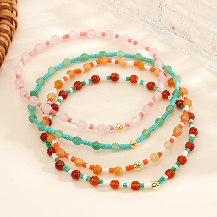 Bracciale elastico Olivenorma Mini Beads Gemstone - image 1