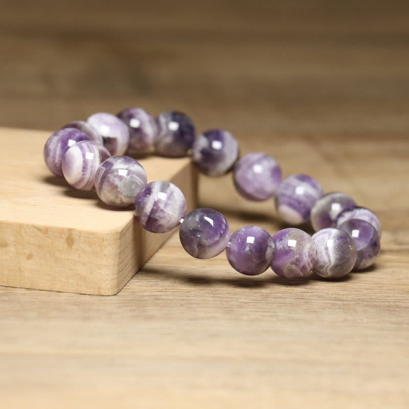 Bracciale elastico regolabile Olivenorma Fantasy Ametista da 10 mm - image 3