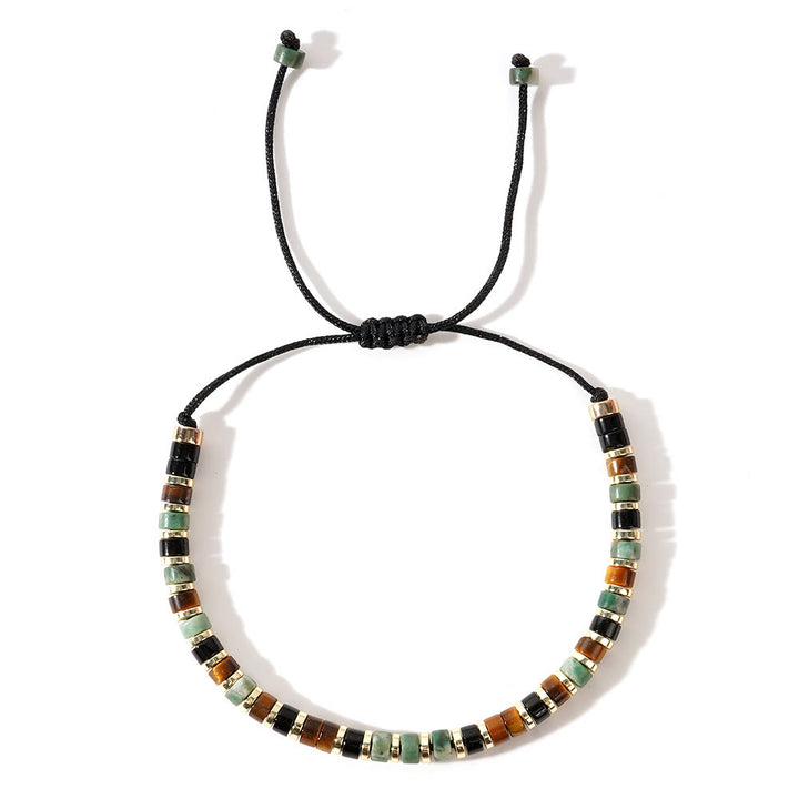 Braccialetto alla moda con perline Olivenorma Mini in ematite e pietre preziose - image 17