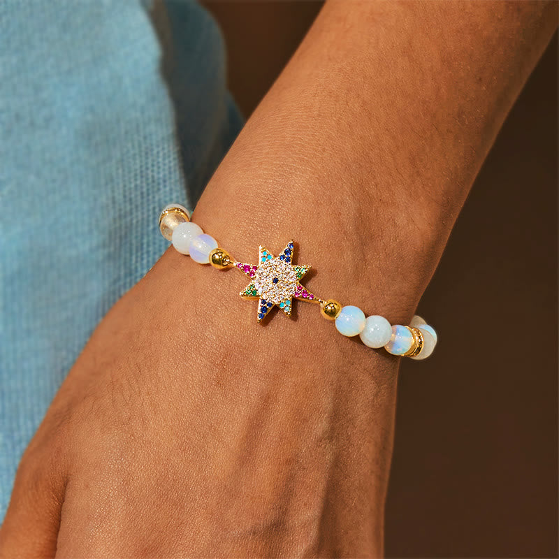 Bracciale Olivenorma "Dream Light Guardian" in opalite a forma di stella