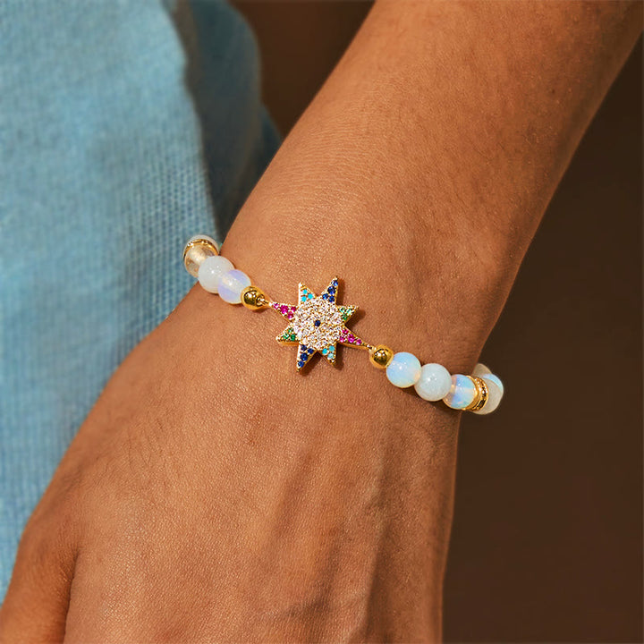 Bracciale Olivenorma "Dream Light Guardian" in opalite a forma di stella