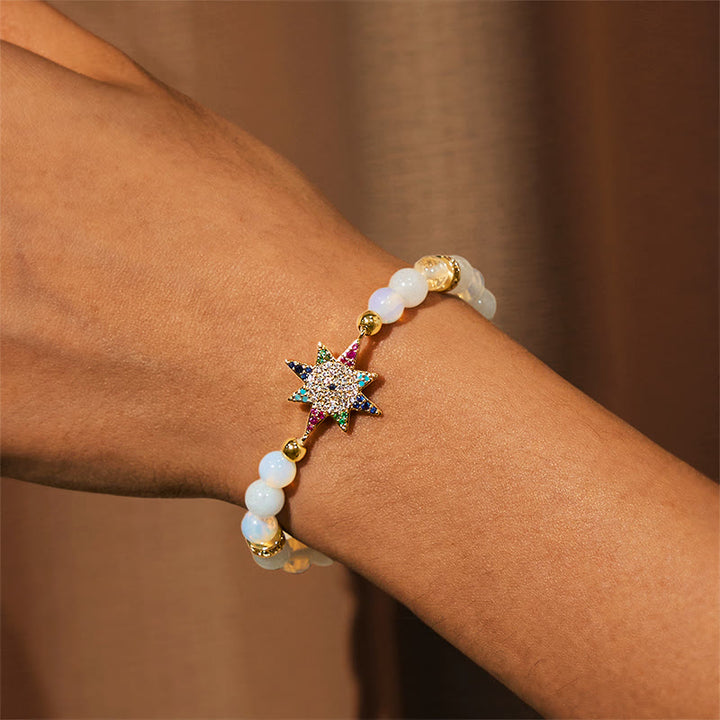 Bracciale Olivenorma "Dream Light Guardian" in opalite a forma di stella
