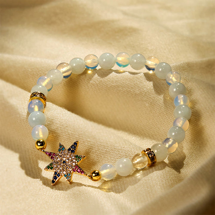 Bracciale Olivenorma "Dream Light Guardian" in opalite a forma di stella