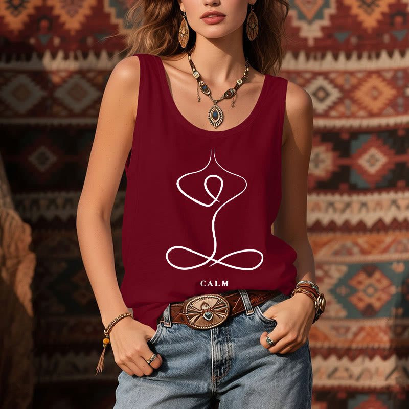 Canotta spirituale da yoga Olivenorma "CALM" e "BREATH" - image 9