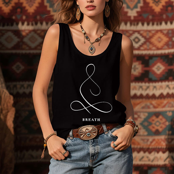 Canotta spirituale da yoga Olivenorma "CALM" e "BREATH" - image 15