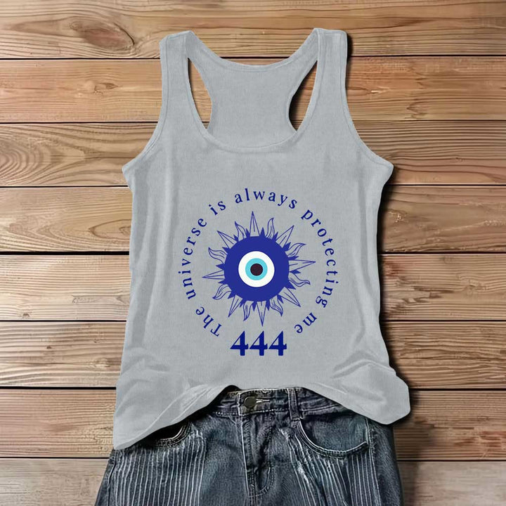 Maglietta spirituale "444" Olivenorma , con protezione contro il malocchio e il male - Grigio - 3XL - image 8
