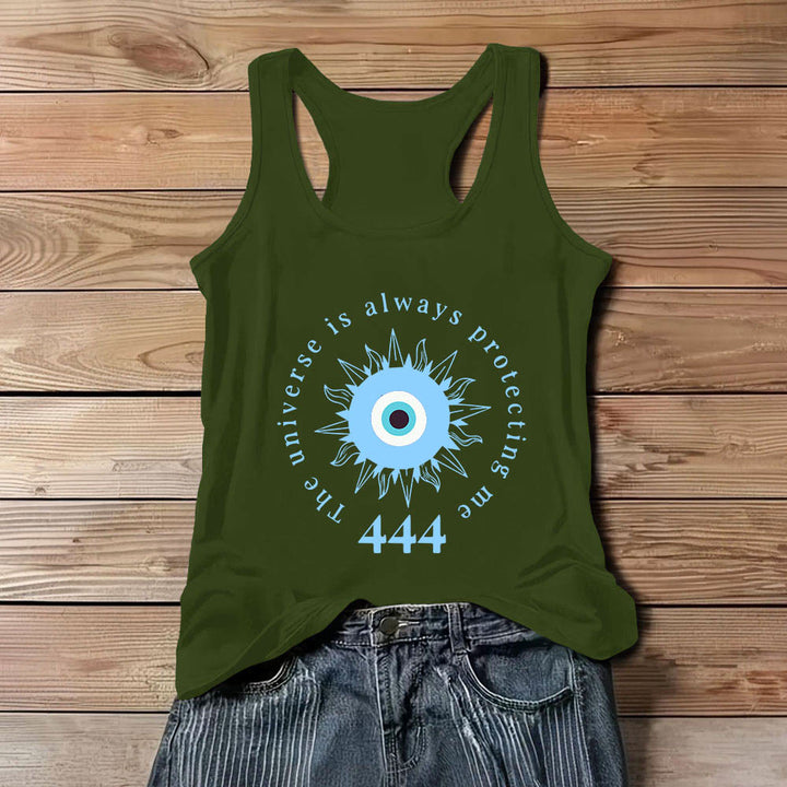 Maglietta spirituale "444" Olivenorma , con protezione contro il malocchio e il male - Verde - 3XL - image 11
