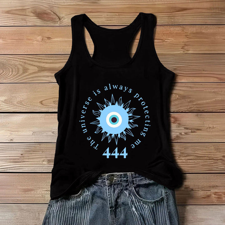 Maglietta spirituale "444" Olivenorma , con protezione contro il malocchio e il male - Nero - 3XL - image 5