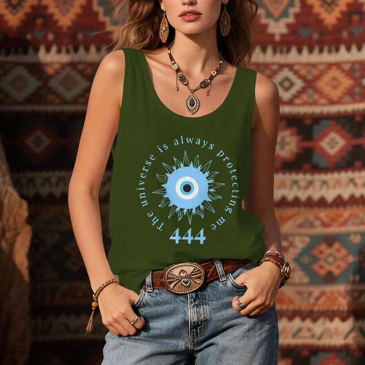 Maglietta spirituale "444" Olivenorma , con protezione contro il malocchio e il male - image 13