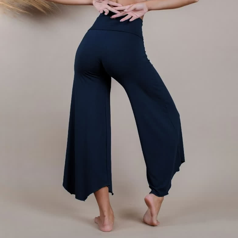 Pantaloni svasati a vita alta da yoga Olivenorma - image 22