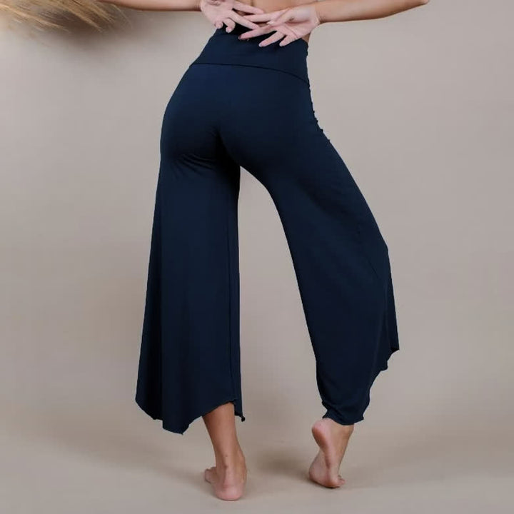 Pantaloni svasati a vita alta da yoga Olivenorma - image 22