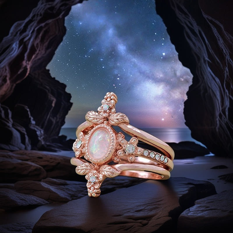 Set di anelli Olivenorma Freya's Bloom - image 6