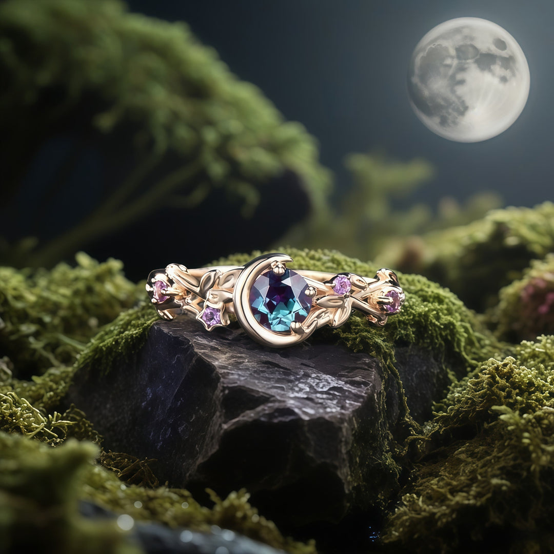 Anello Rhapsody di Olivenorma Luna - Oro rosa - Stati Uniti 10 - image 1