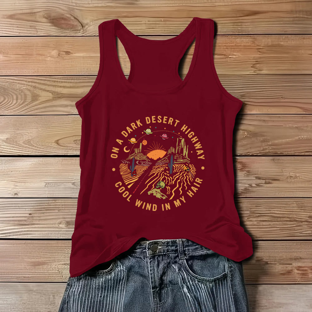 Olivenorma Maglietta estiva casual da donna, girocollo, canotta senza maniche - Rosso - 3XL - image 1