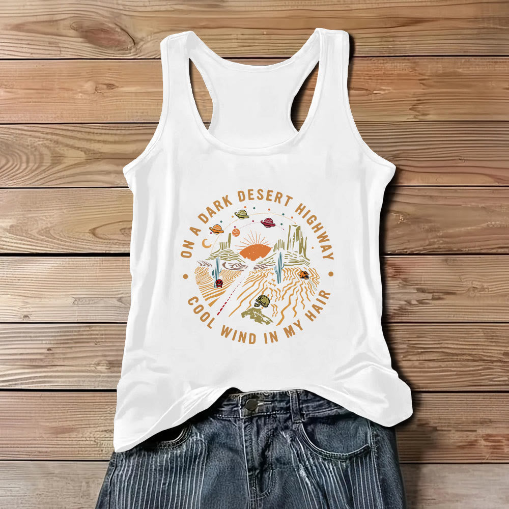 Olivenorma Maglietta estiva casual da donna, girocollo, canotta senza maniche - Bianco - 3XL - image 7